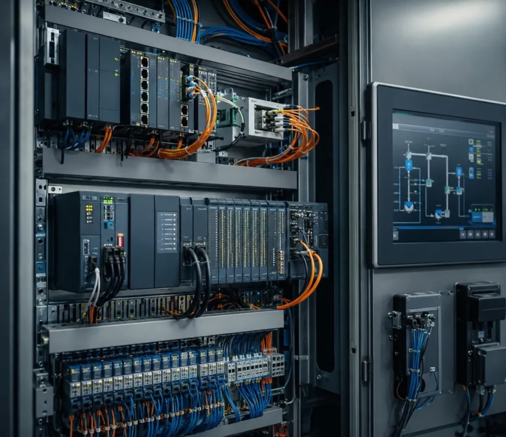 Precision PLC Cabinet Integration Aqua For Contracting & Engineering Solutions